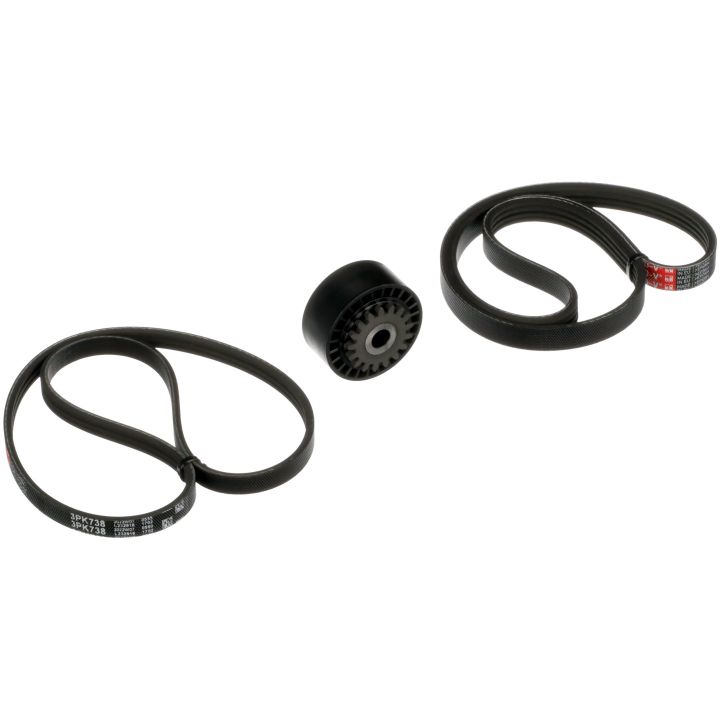 V formos rumbuotas diržas, komplektas GATES K053PK738