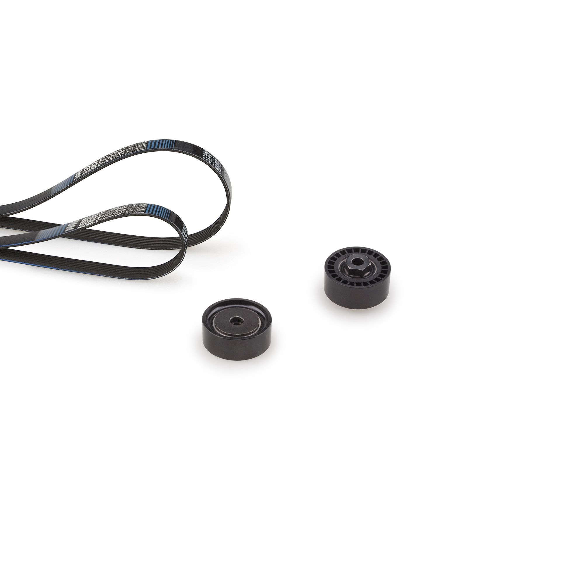 V formos rumbuotas diržas, komplektas GATES K053PK753