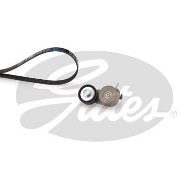 V formos rumbuotas diržas, komplektas GATES K055PK1148