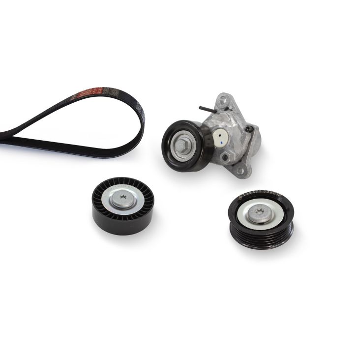 V formos rumbuotas diržas, komplektas GATES K055PK1645