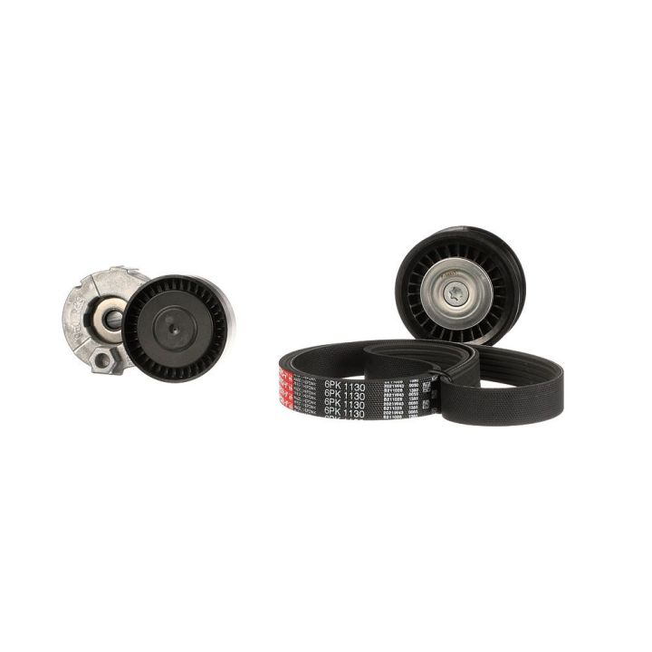 V formos rumbuotas diržas, komplektas GATES K056PK1130