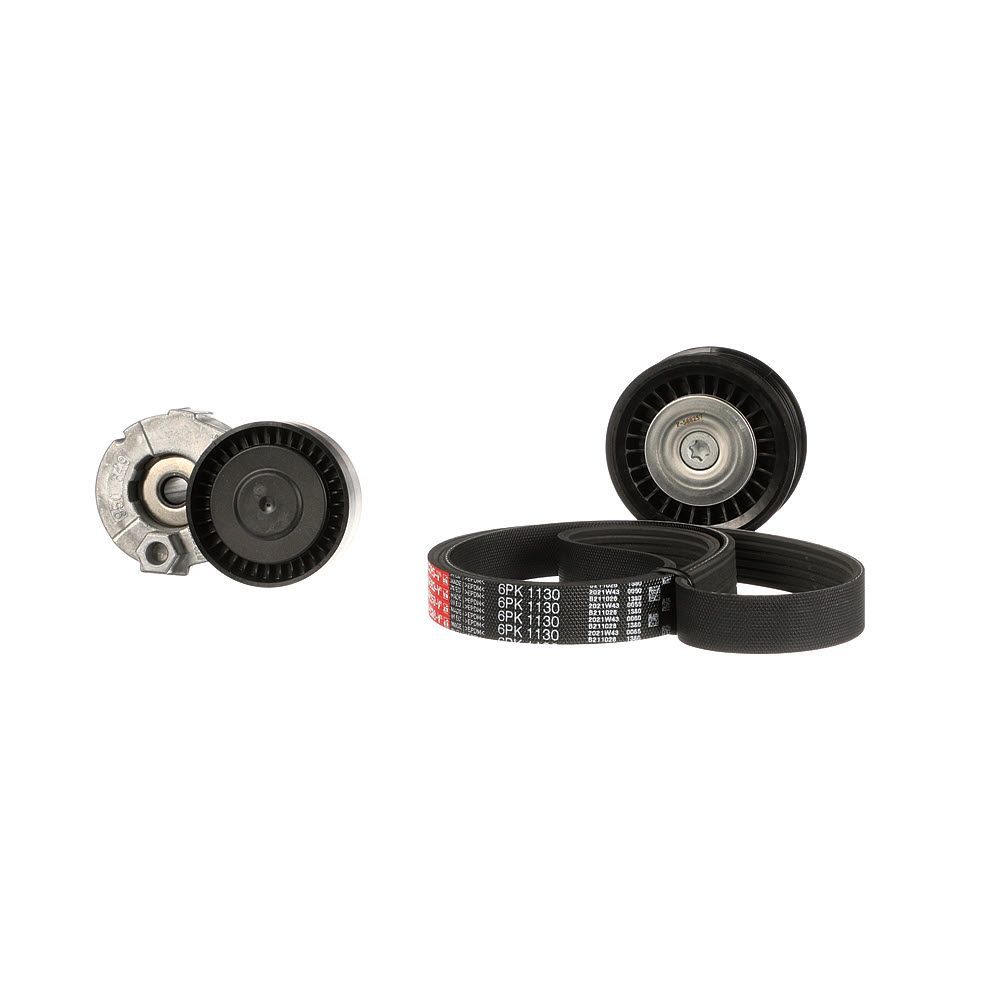 V formos rumbuotas diržas, komplektas GATES K056PK1130