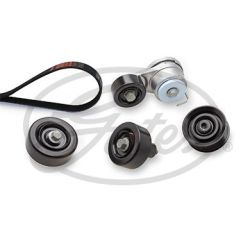 V formos rumbuotas diržas, komplektas GATES K056PK2413