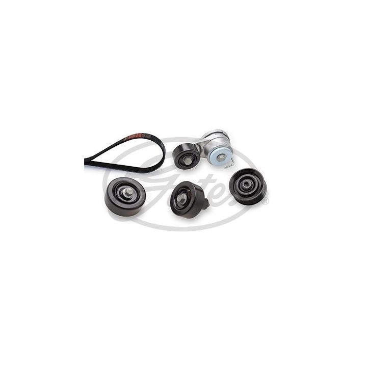 V formos rumbuotas diržas, komplektas GATES K056PK2413