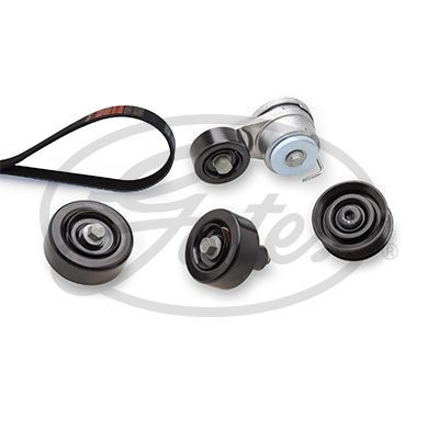 V formos rumbuotas diržas, komplektas GATES K056PK2413