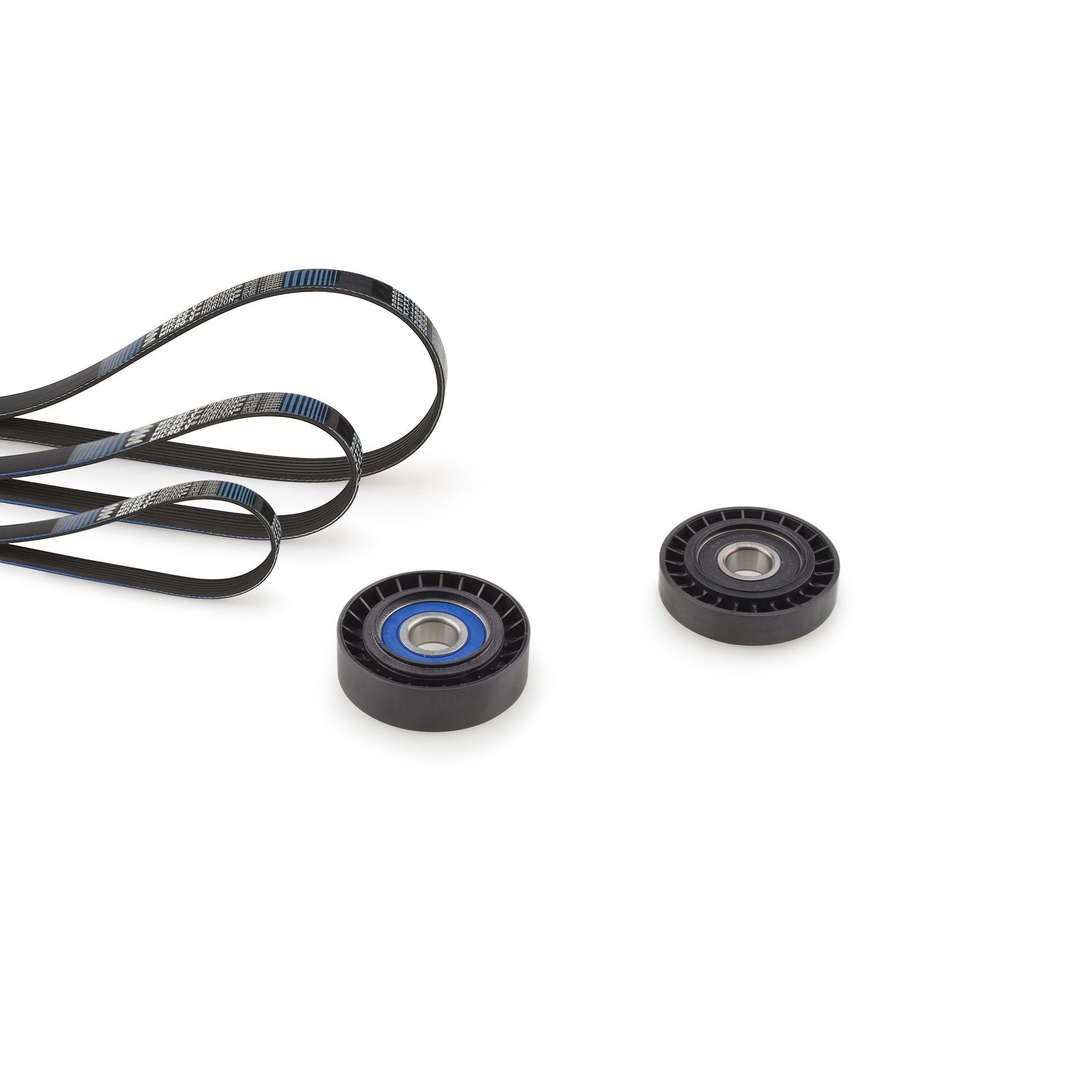 V formos rumbuotas diržas, komplektas GATES K056PK985