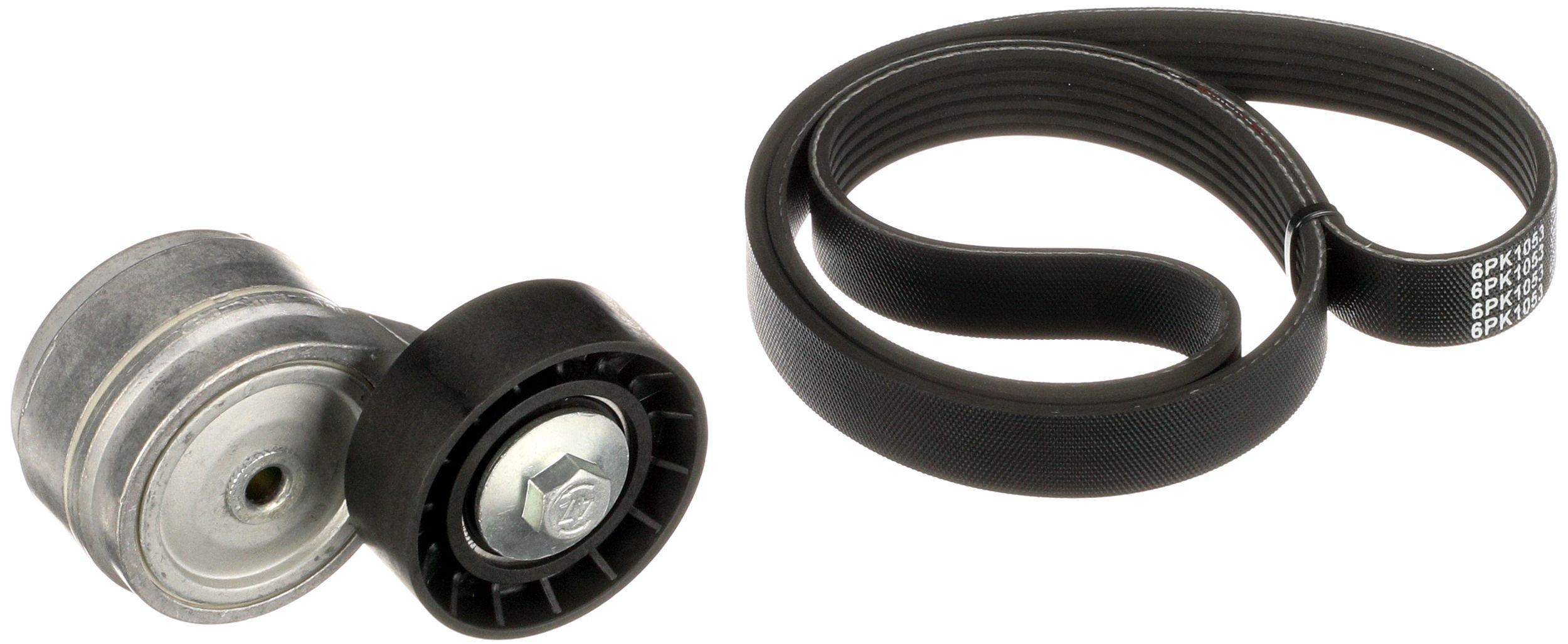 V formos rumbuotas diržas, komplektas GATES K066PK1053