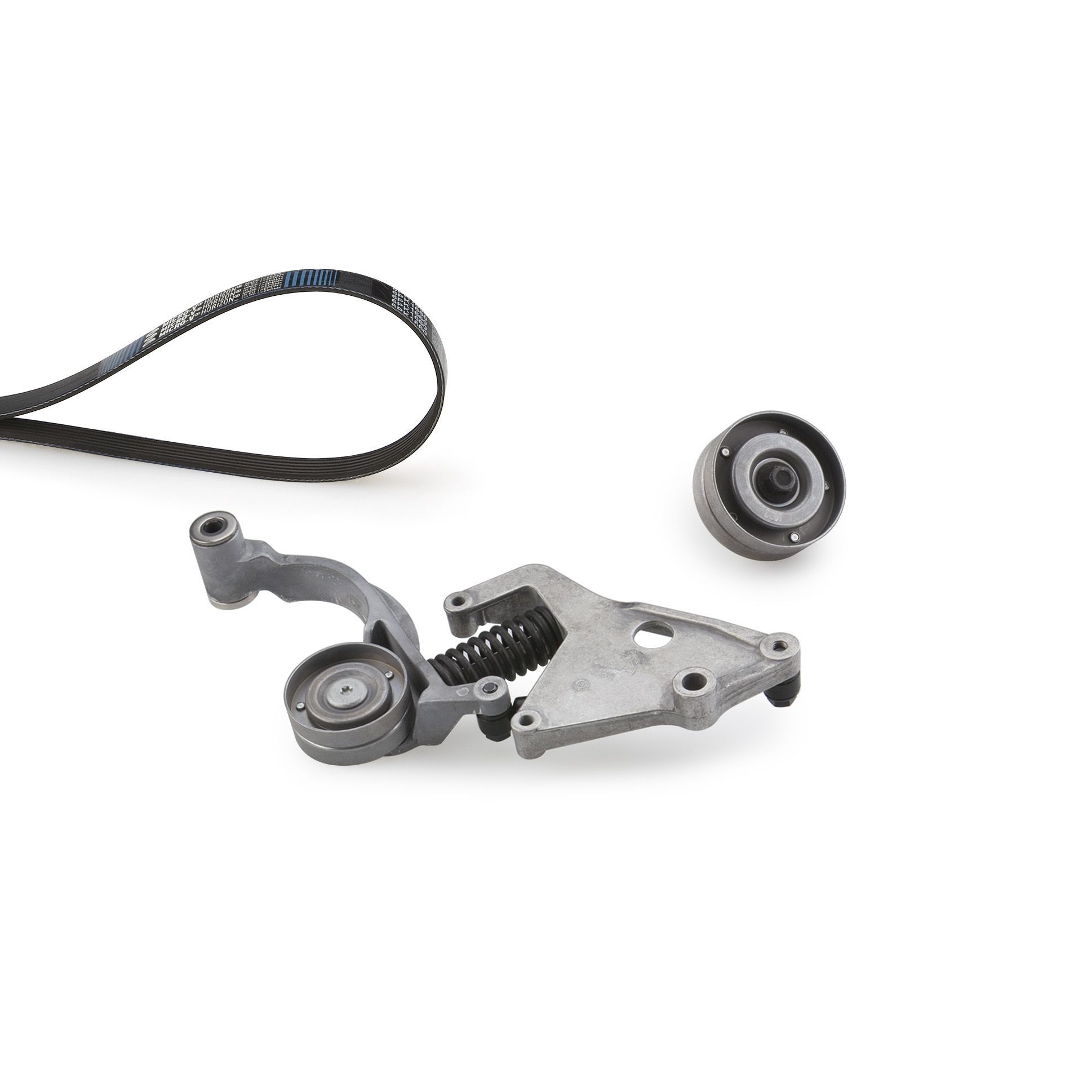 V formos rumbuotas diržas, komplektas GATES K066PK1390