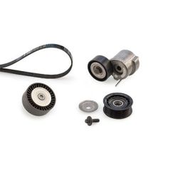 V formos rumbuotas diržas, komplektas GATES K066PK1395