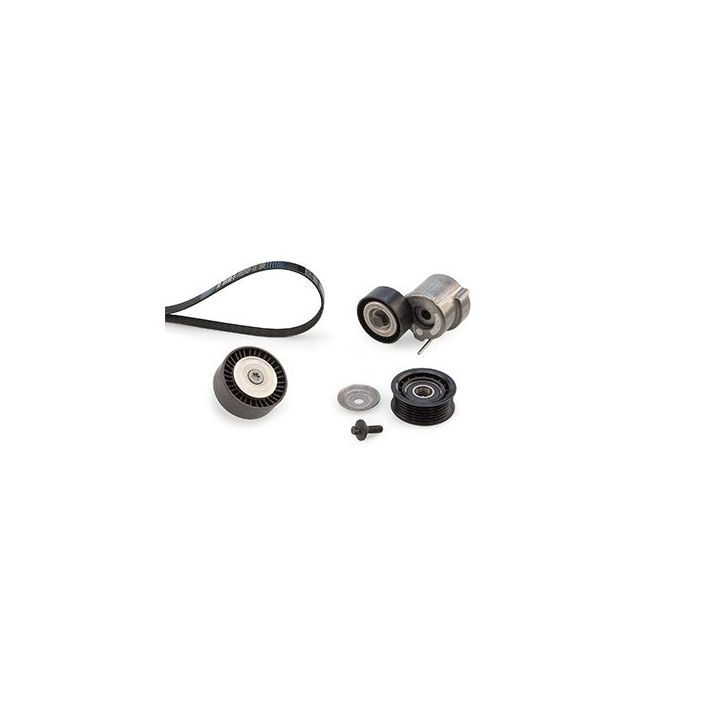 V formos rumbuotas diržas, komplektas GATES K066PK1395