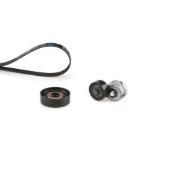 V formos rumbuotas diržas, komplektas GATES K066PK1973