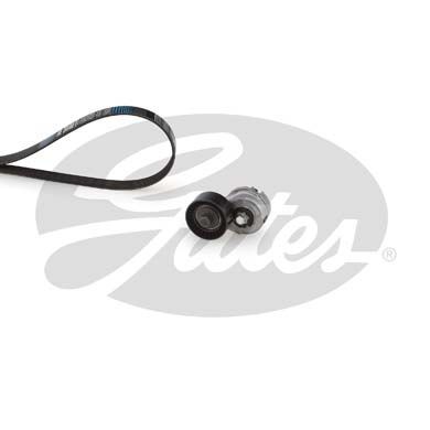 V formos rumbuotas diržas, komplektas GATES K076PK1078