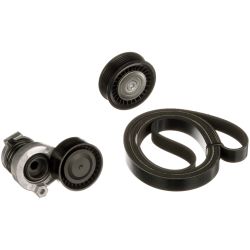 V formos rumbuotas diržas, komplektas GATES K076PK1163