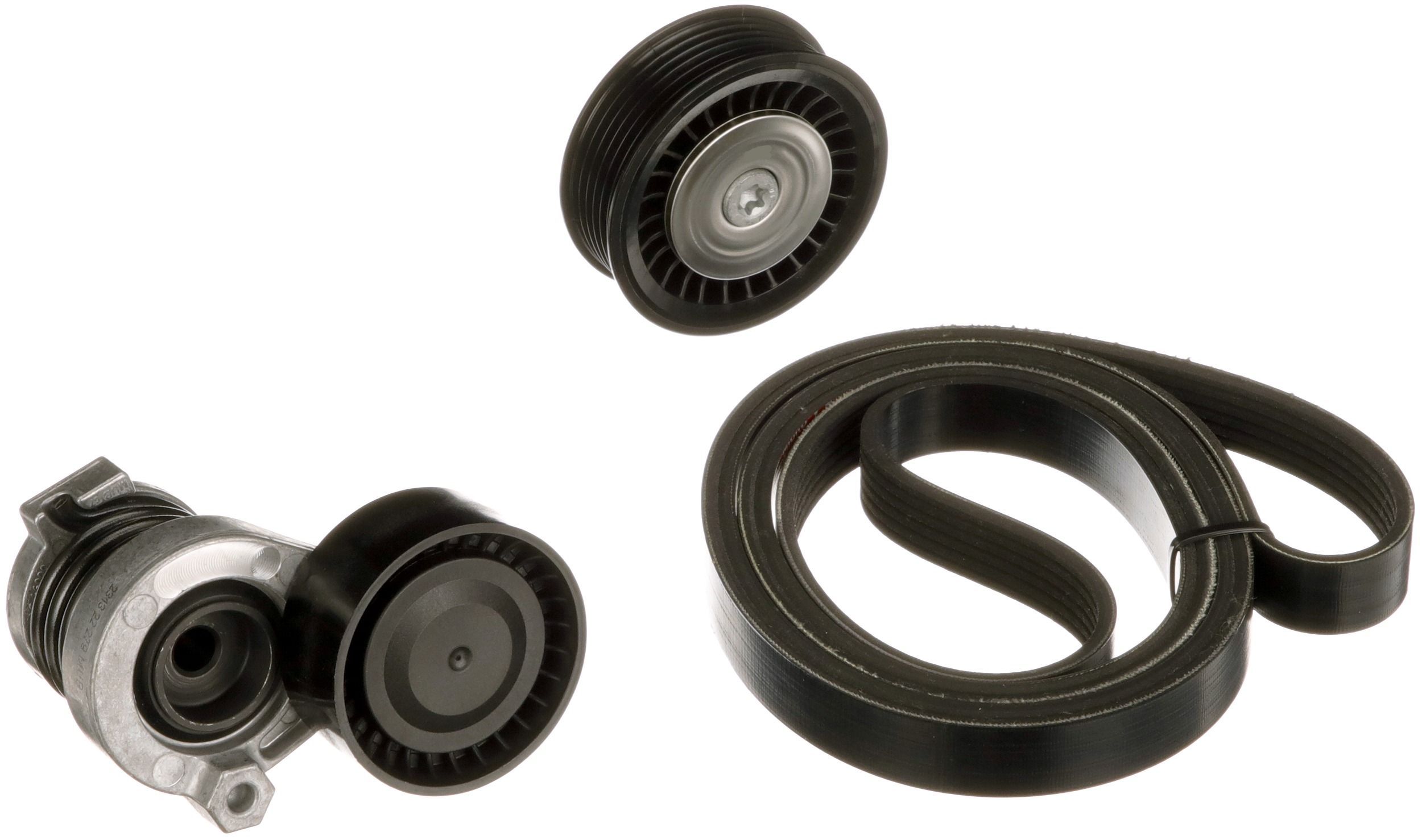 V formos rumbuotas diržas, komplektas GATES K076PK1163