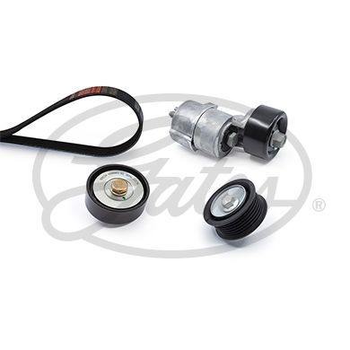 V formos rumbuotas diržas, komplektas GATES K076PK2160