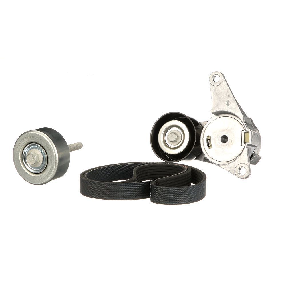 V formos rumbuotas diržas, komplektas GATES K076PK2413
