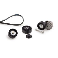 V formos rumbuotas diržas, komplektas GATES K086PK1183