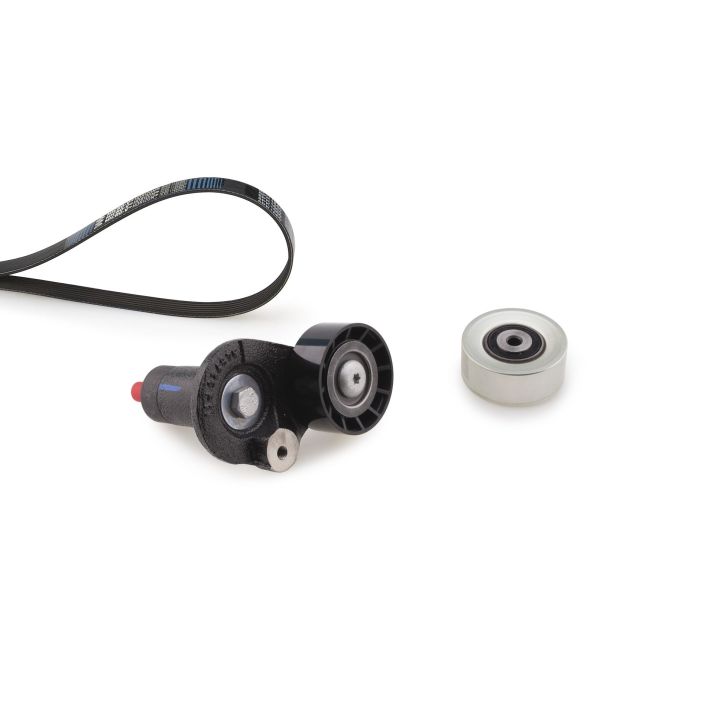 V formos rumbuotas diržas, komplektas GATES K086PK1583