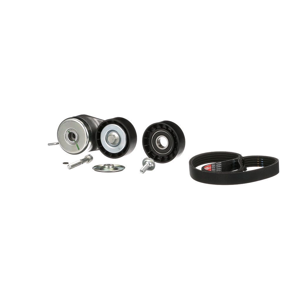 V formos rumbuotas diržas, komplektas GATES K095PK1590