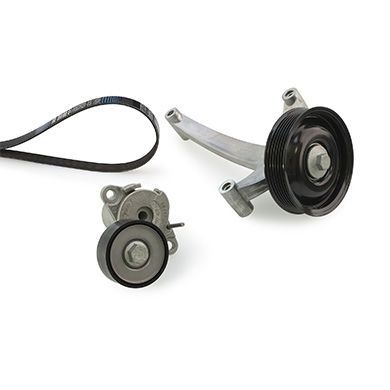 V formos rumbuotas diržas, komplektas GATES K096PK1130