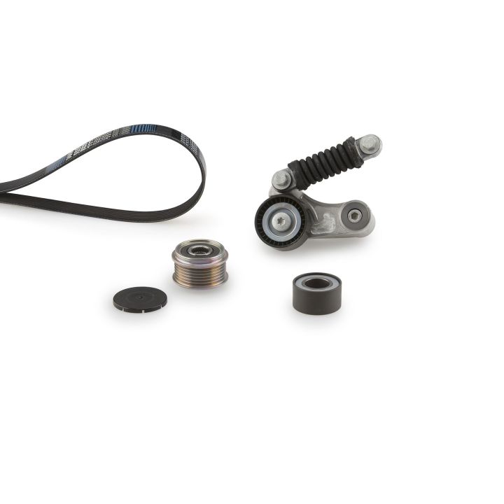 V formos rumbuotas diržas, komplektas GATES K096PK1640