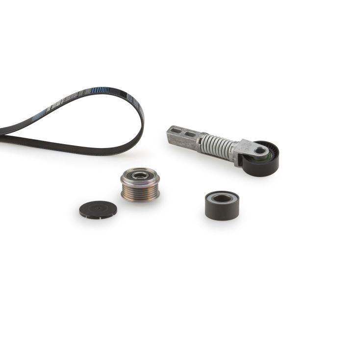 V formos rumbuotas diržas, komplektas GATES K106PK1605