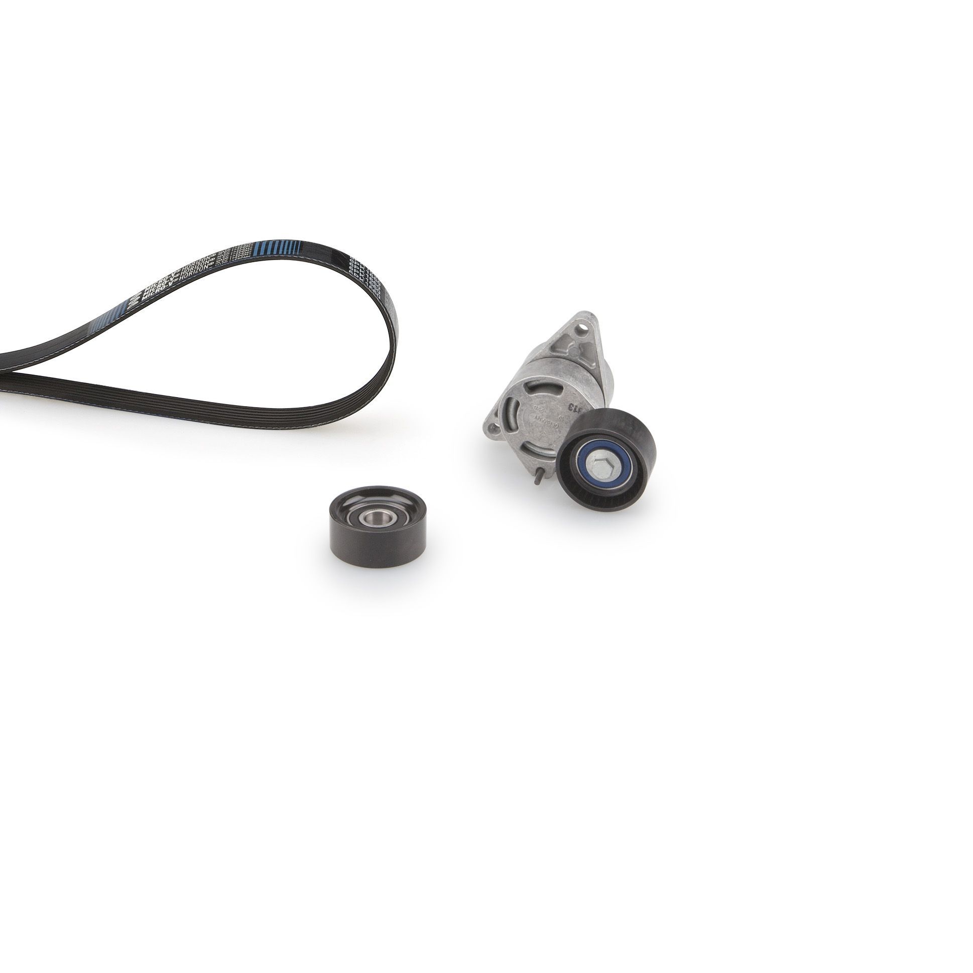 V formos rumbuotas diržas, komplektas GATES K116PK1148