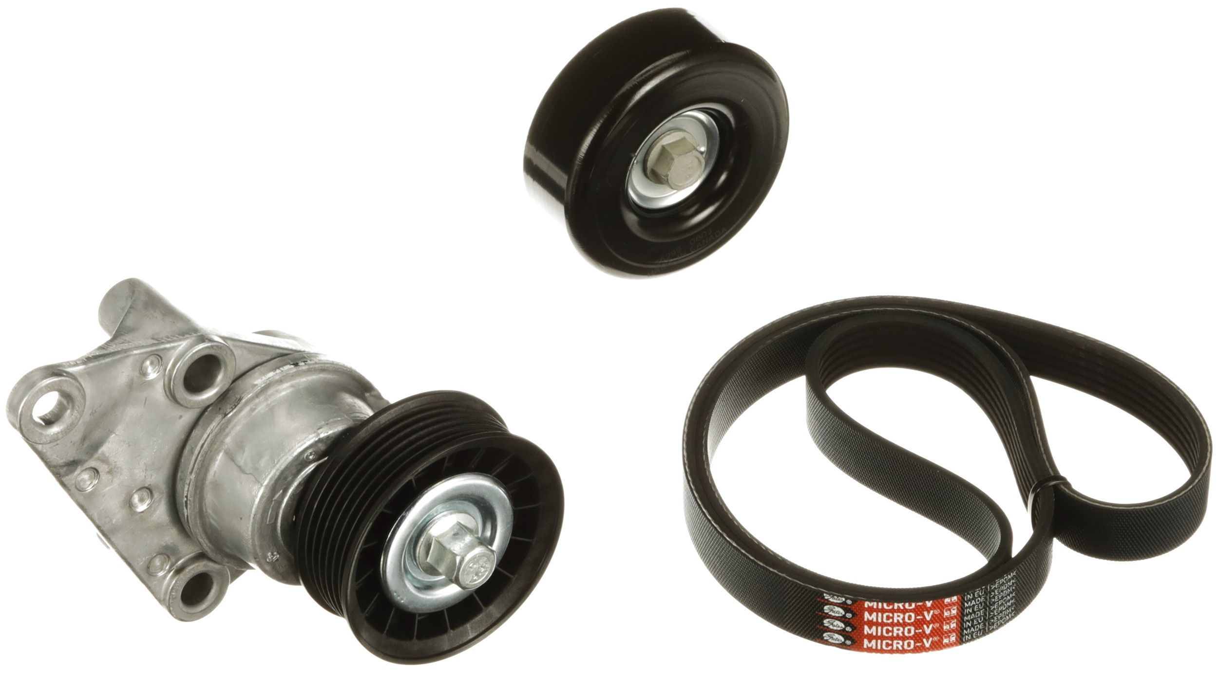 V formos rumbuotas diržas, komplektas GATES K116PK2373