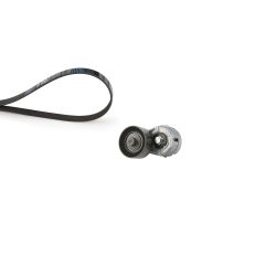 V formos rumbuotas diržas, komplektas GATES K136PK1043