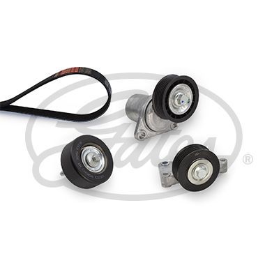 V formos rumbuotas diržas, komplektas GATES K146PK2238