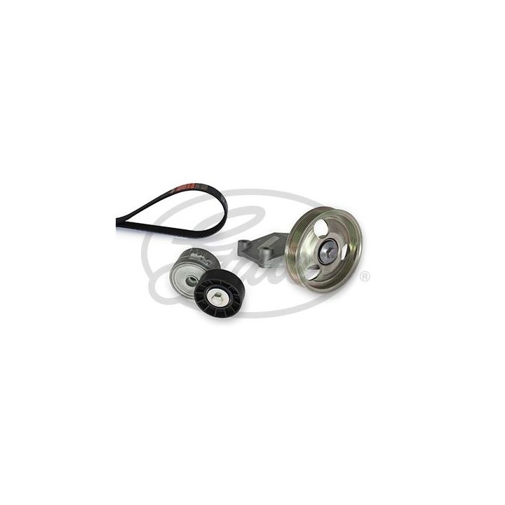 V formos rumbuotas diržas, komplektas GATES K156PK1218