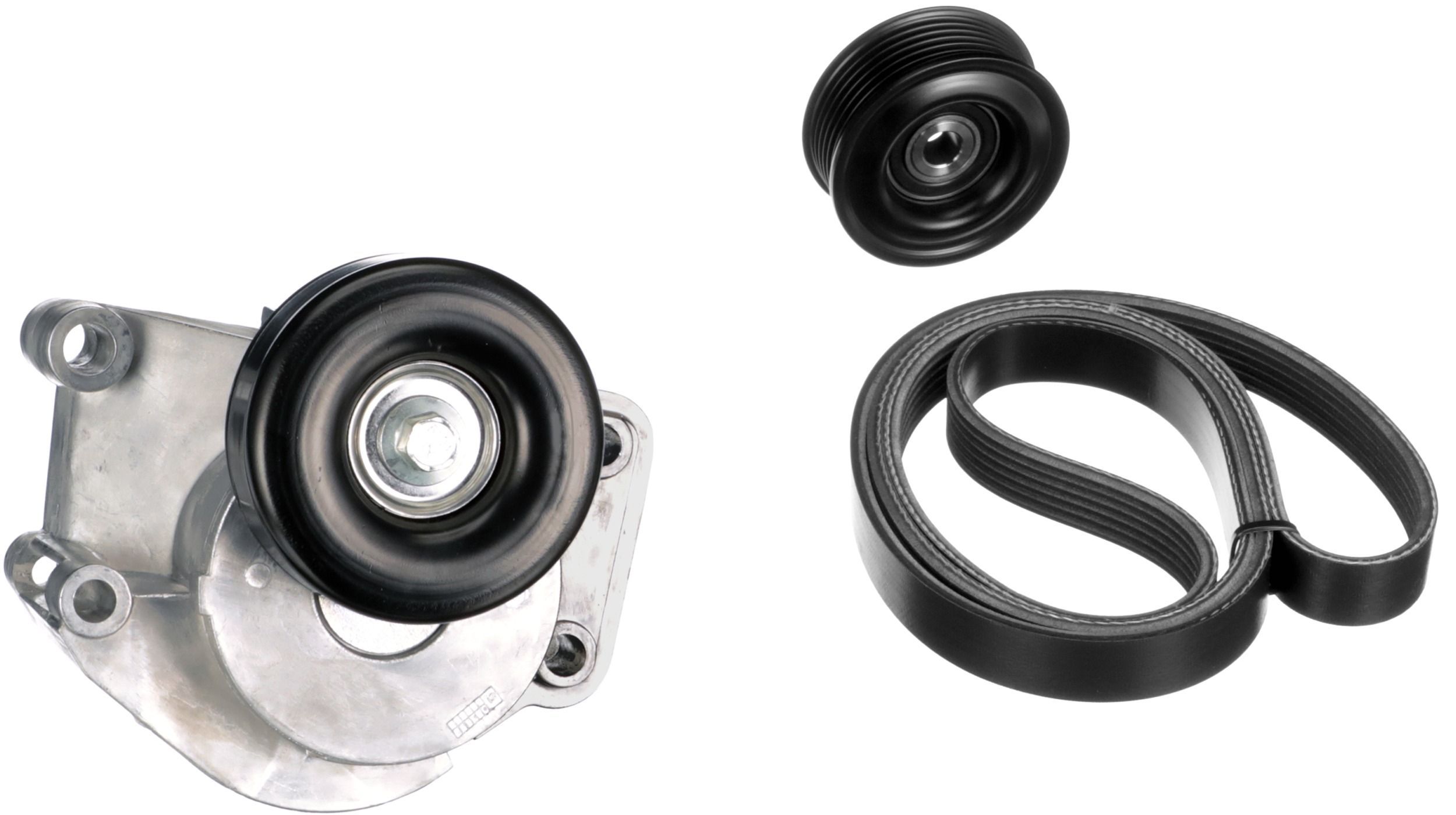 V formos rumbuotas diržas, komplektas GATES K156PK2238