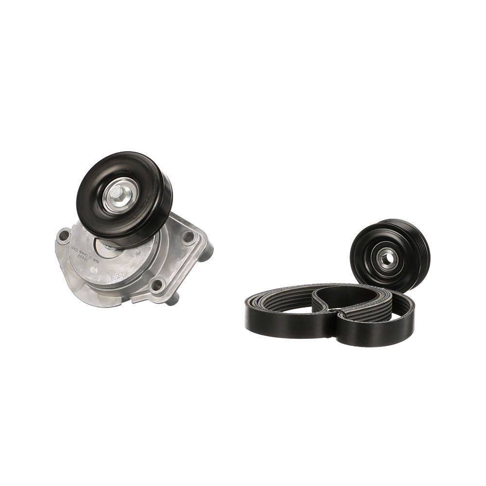 V formos rumbuotas diržas, komplektas GATES K156PK2238