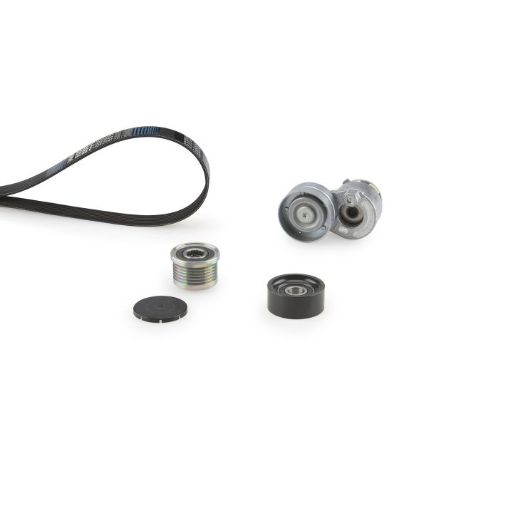 V formos rumbuotas diržas, komplektas GATES K166PK1795