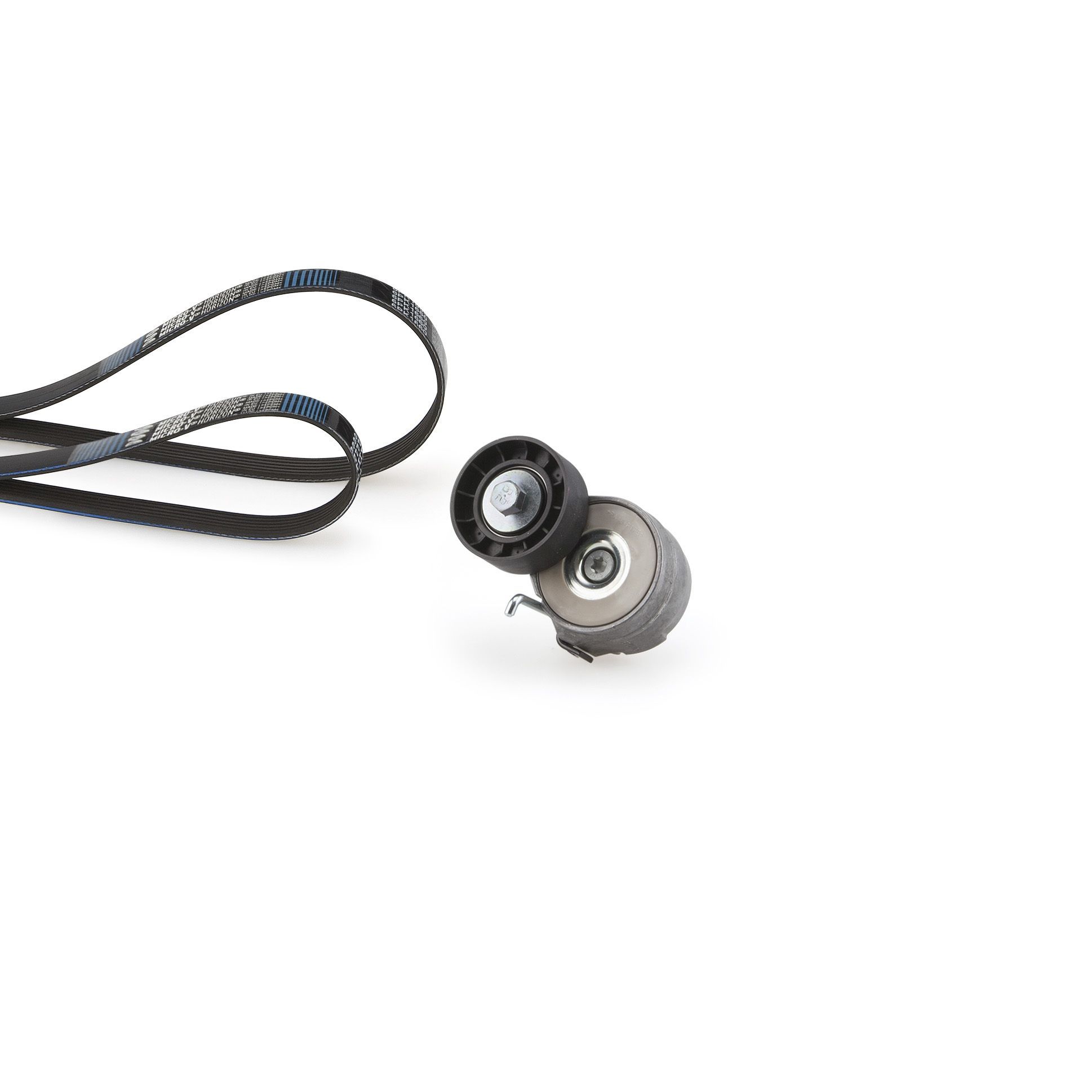 V formos rumbuotas diržas, komplektas GATES K176PK1183