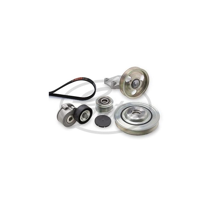 V formos rumbuotas diržas, komplektas GATES K186PK1218