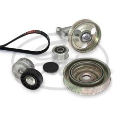 V formos rumbuotas diržas, komplektas GATES K206PK1218