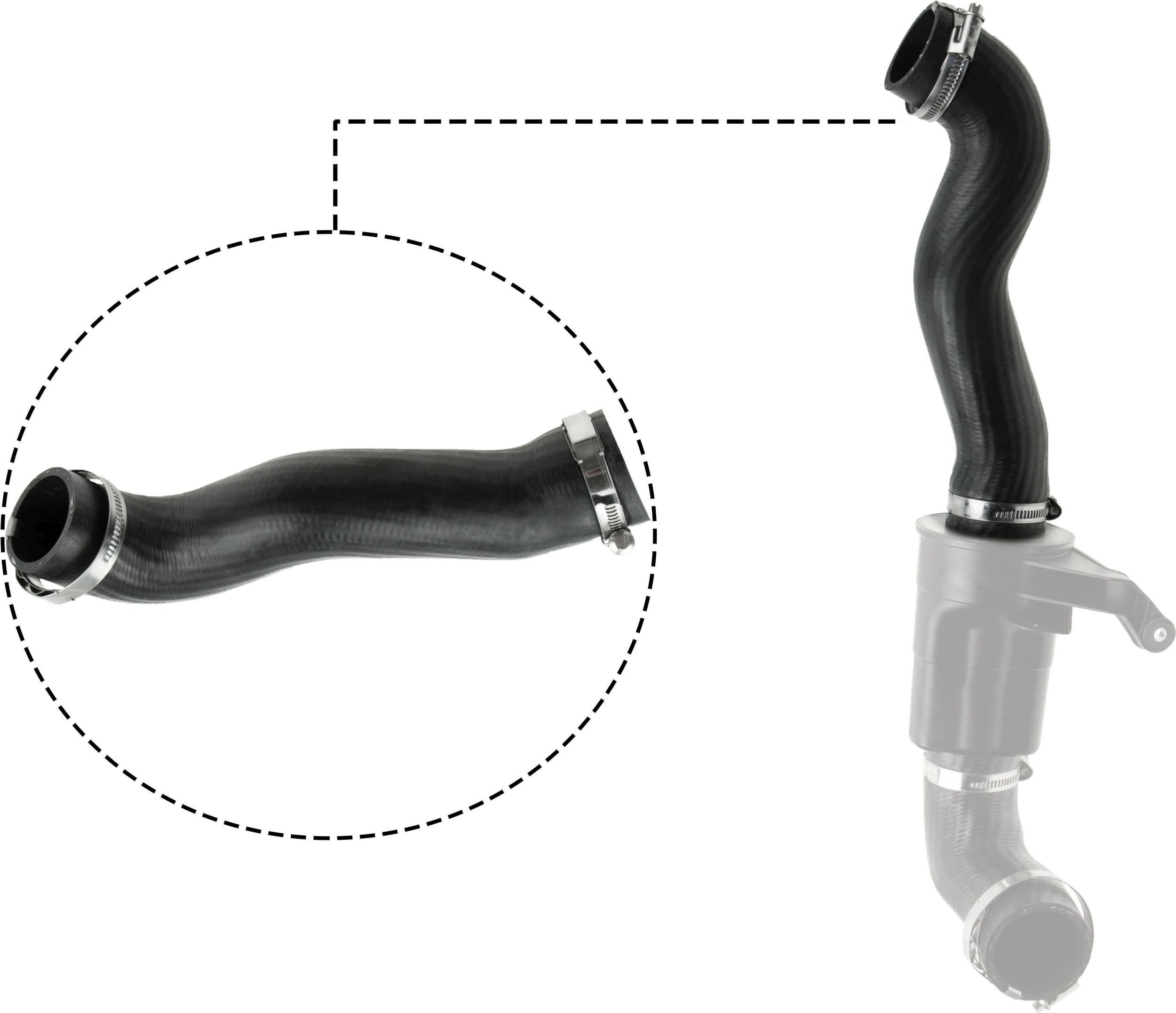 Kompresoriaus padavimo žarna GATES 09-0718