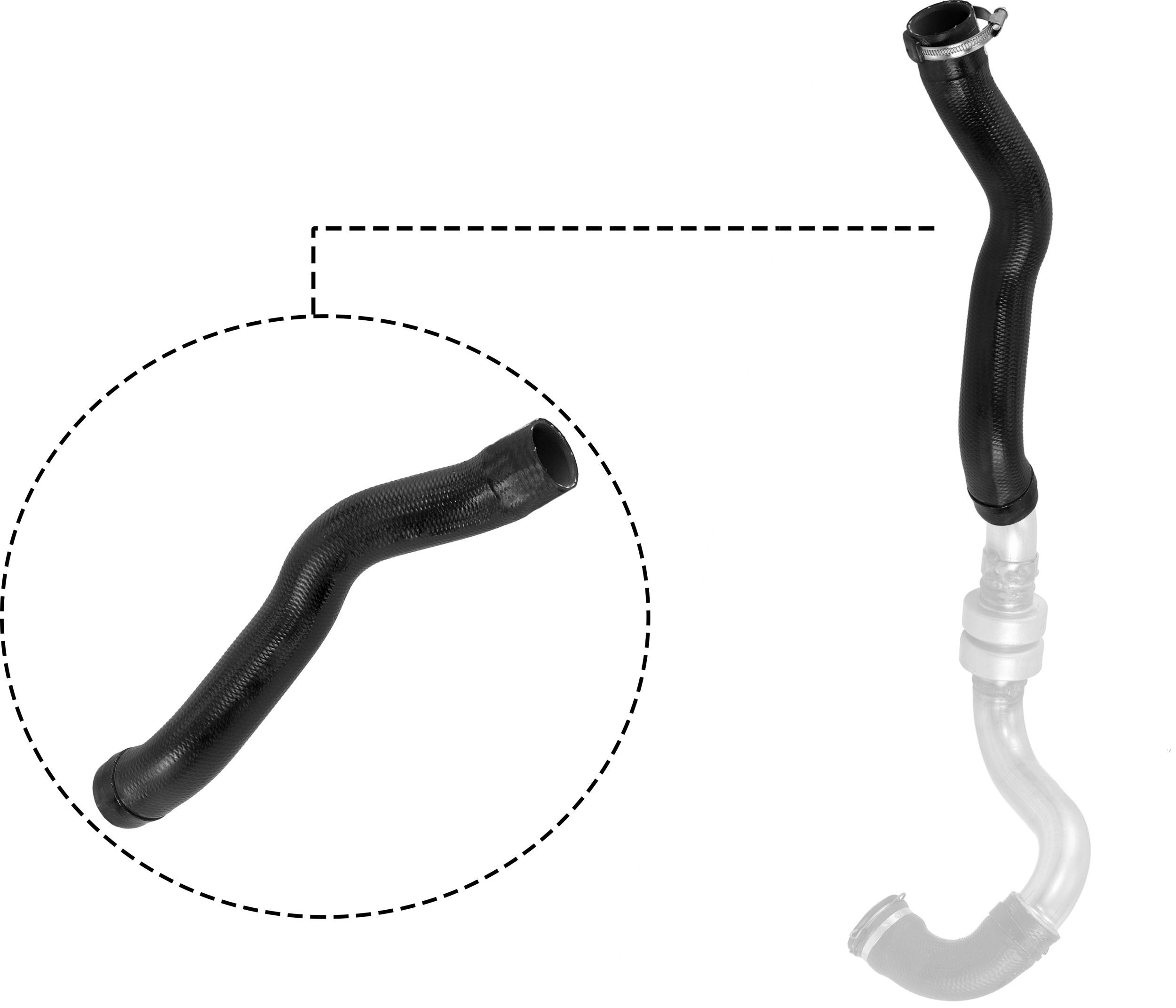 Kompresoriaus padavimo žarna GATES 09-0808