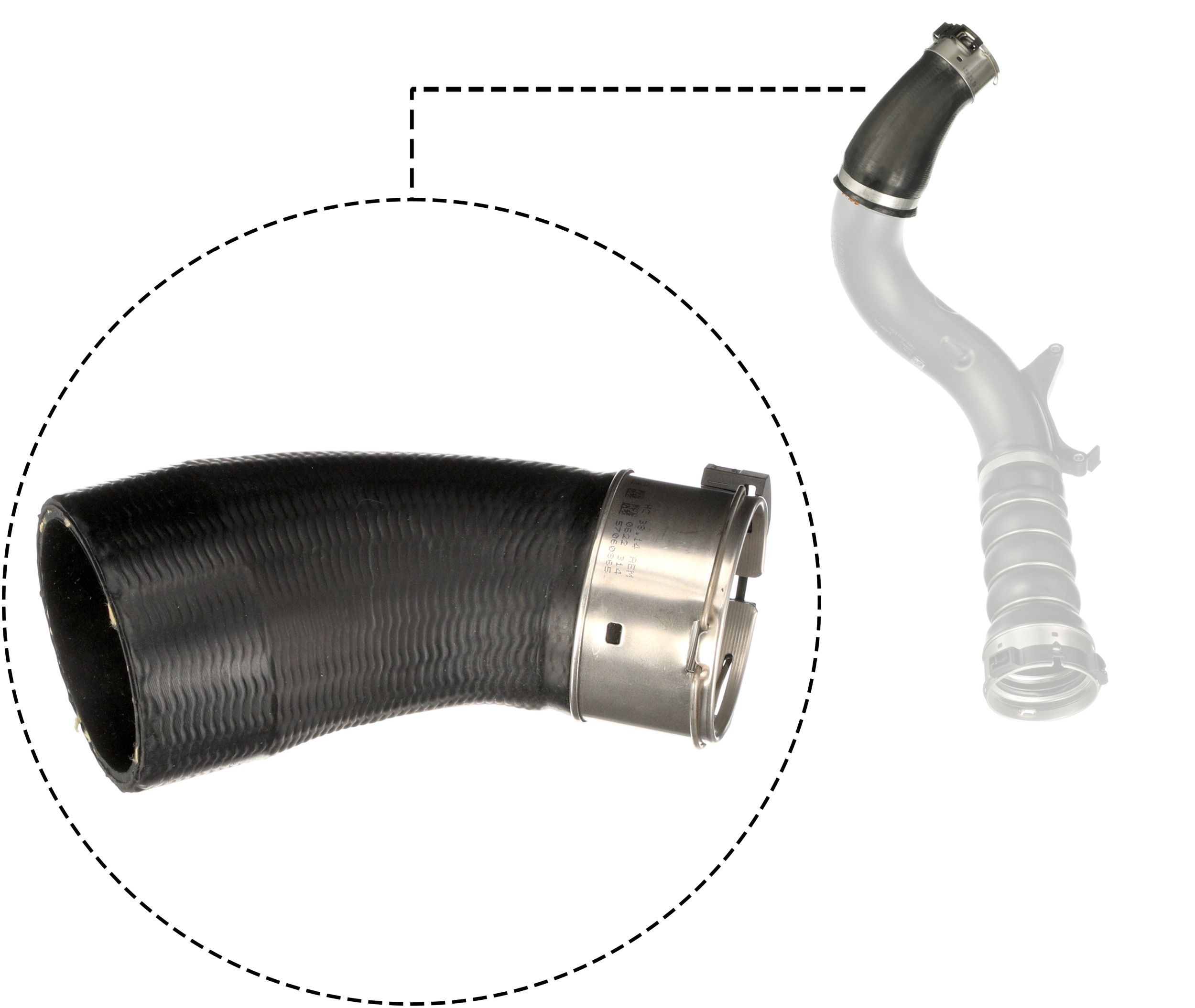 Kompresoriaus padavimo žarna GATES 09-1486