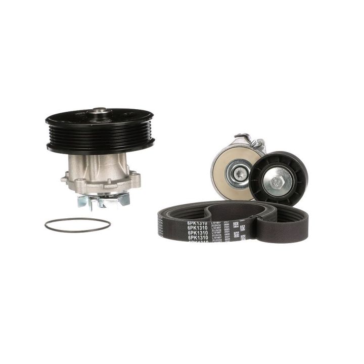 Vandens siurblys + V formos rumbuotas diržas, komplektas GATES KP16PK1310