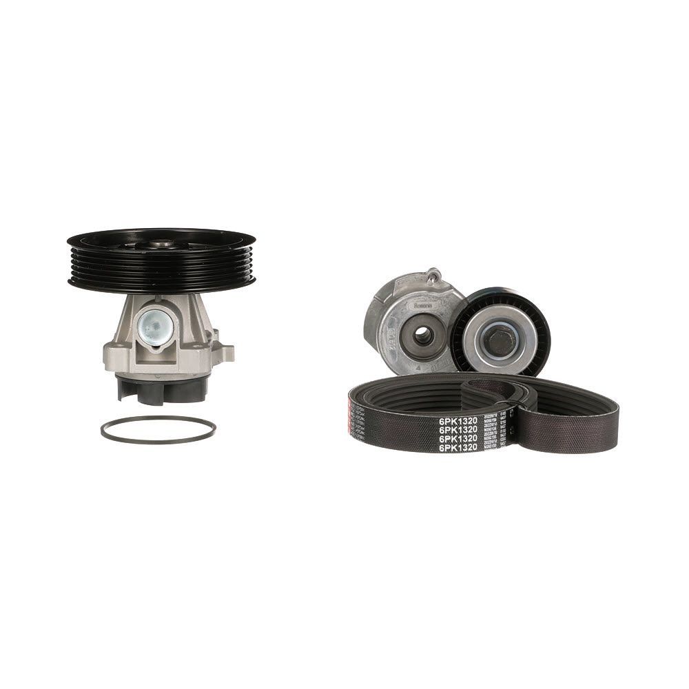 Vandens siurblys + V formos rumbuotas diržas, komplektas GATES KP16PK1320