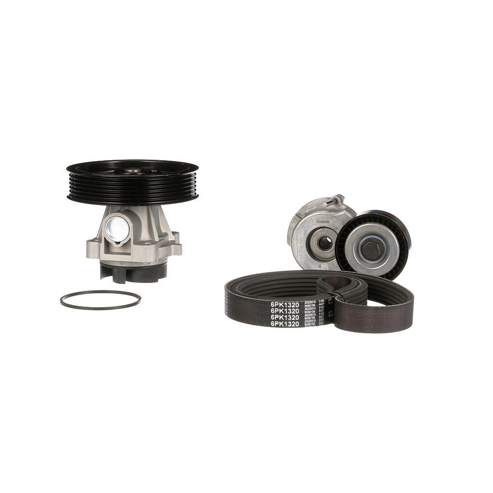 Vandens siurblys + V formos rumbuotas diržas, komplektas GATES KP16PK1320