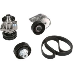 Vandens siurblys + V formos rumbuotas diržas, komplektas GATES KP16PK1540