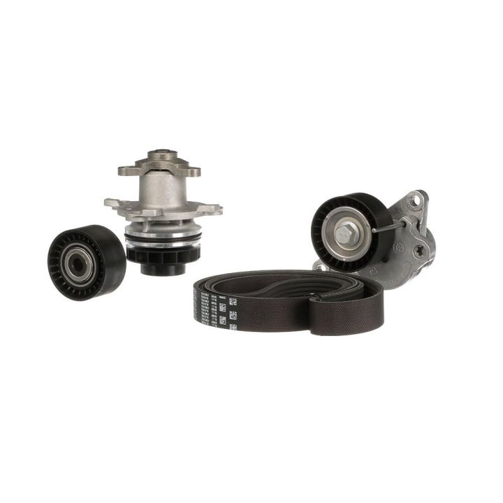 Vandens siurblys + V formos rumbuotas diržas, komplektas GATES KP17PK1705