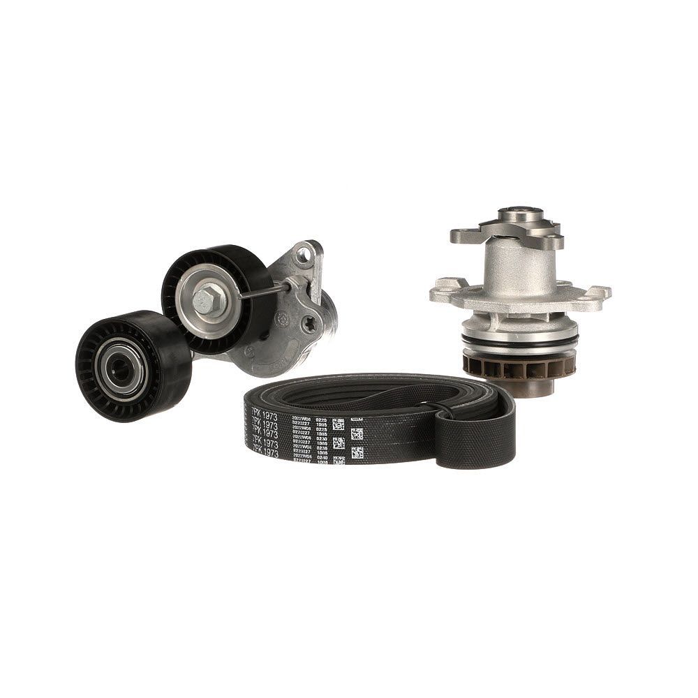 Vandens siurblys + V formos rumbuotas diržas, komplektas GATES KP17PK1973