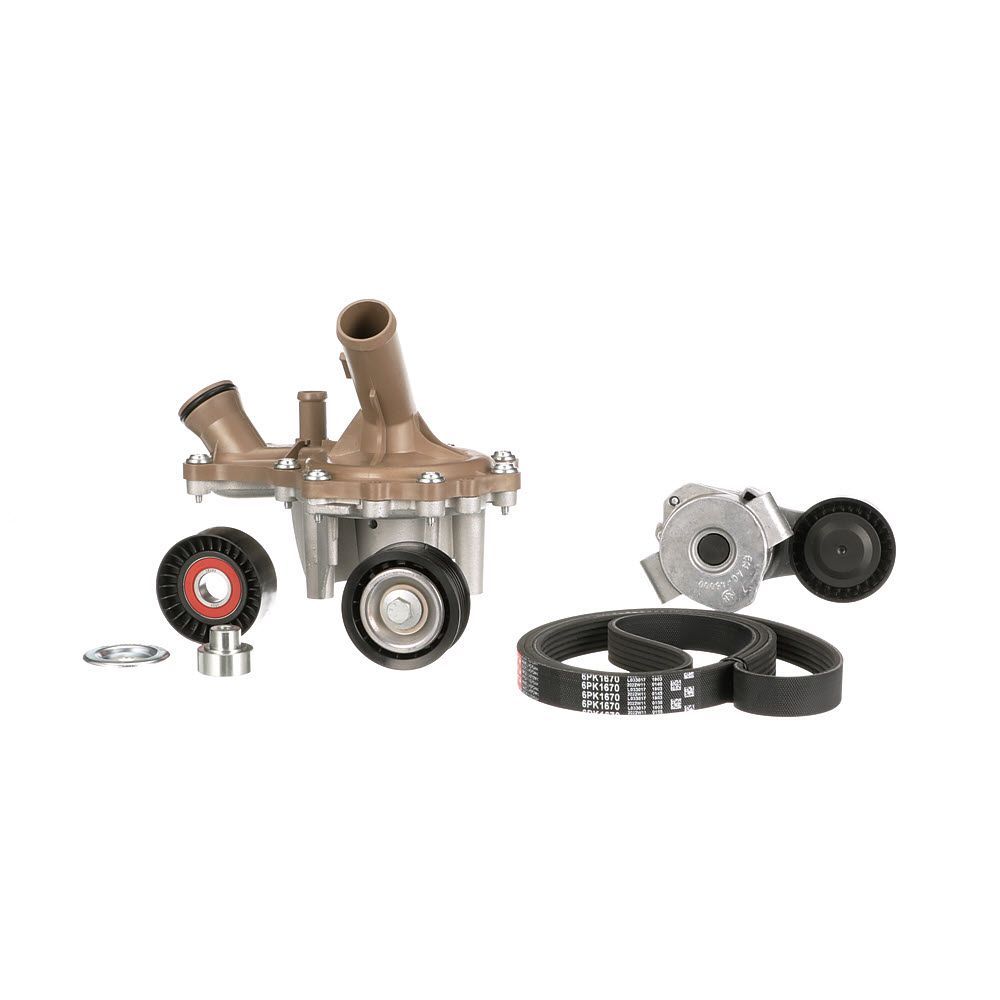 Vandens siurblys + V formos rumbuotas diržas, komplektas GATES KP26PK1670