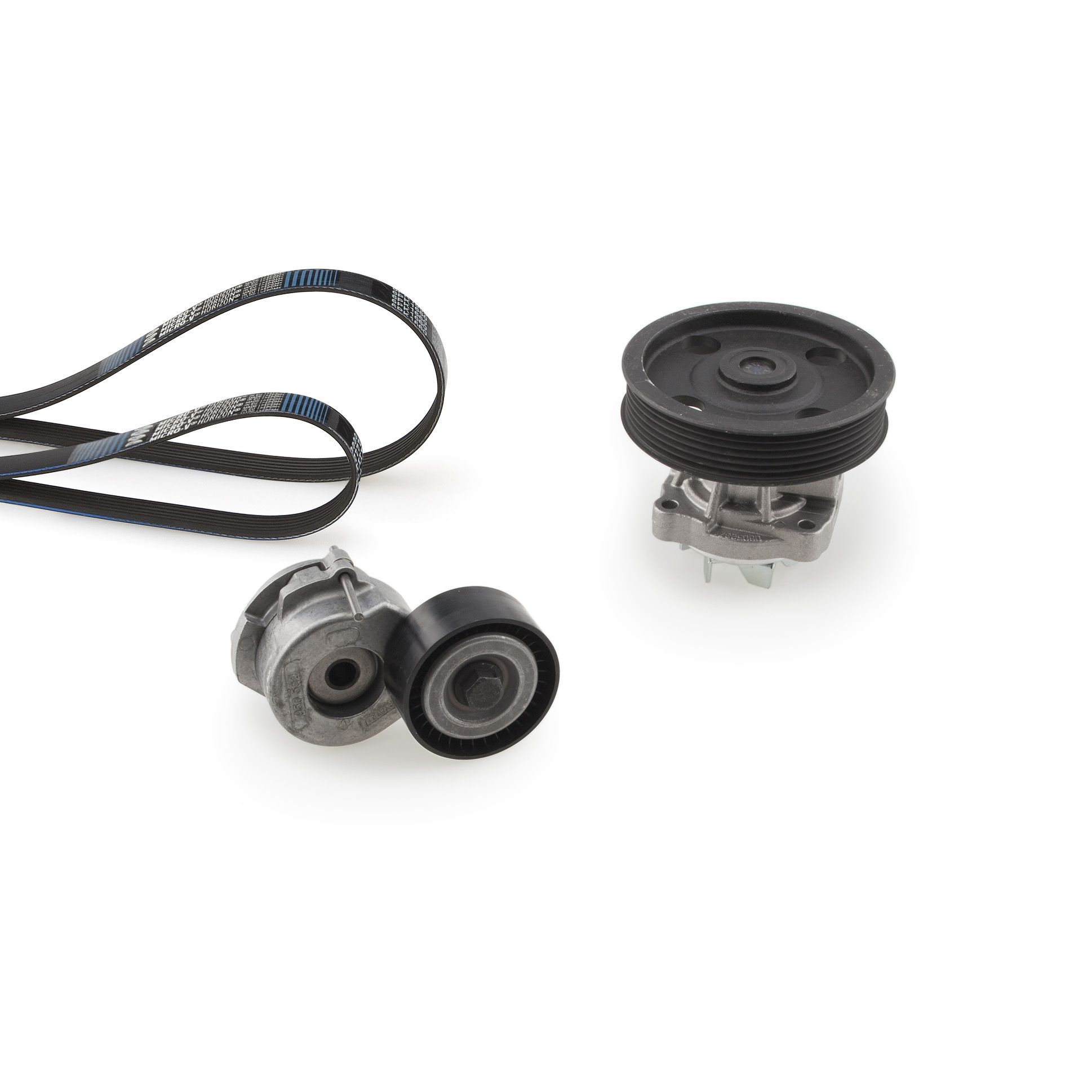 Vandens siurblys + V formos rumbuotas diržas, komplektas GATES KP36PK1320