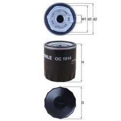 Alyvos filtras KNECHT OC 1014