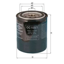 Alyvos filtras KNECHT OC 109/1